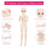 UCanaan Customized 1/3 BJD Doll 24 Inch Ball Jointed Dolls + Basic Makeup + Different Hands,Free to Change DIY Dolls(Brown Eyes)